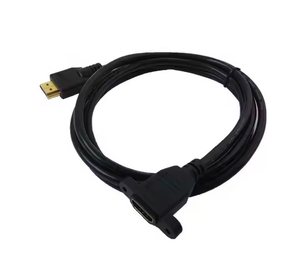 HDMI 4K * 2K 60Hz Nam để HDMI nữ 0.3m 1.5m vít tường gắn bảng điều khiển gắn kết 2.0 cáp mở rộng nữ - Product Image 2