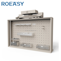 Armoire de rangement intelligente relevable pour salle de bain, armoire murale intelligente relevable pour balcon et salle de bain