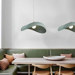 Lustre de salle à manger de style japonais Wabi-Sabi, moderne et minimaliste, couleur crème, luminaire suspendu créatif de style nordique pour l'éclairage - Product Image 2