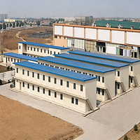 Maison préfabriquée prête à l'emploi de type K, maison écologique moderne, hébergement temporaire, bureau de chantier, entrepôt à structure en acier, maison K