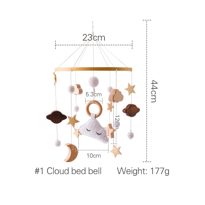 Cloche de lit nuage