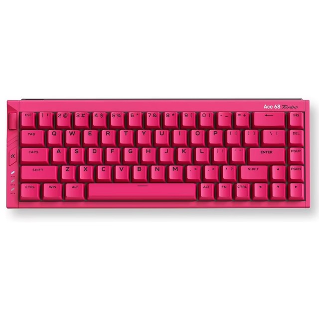 MCHOSE Ace68 Turbo Wired Gaming Keyboard Hall Magnetic Effect Keyboard Ultra-Fast 16KHz Adjustable Activation All Aluminium