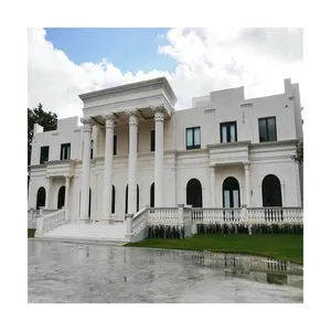 Hotel en Villa klassieke romeinse stone column mooie gate pijler ontwerp