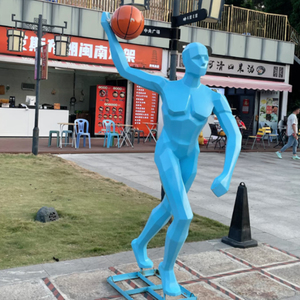 شخصية رياضية مخصصة حديثة متينة من الفولاذ المقاوم للصدأ شخصية مجردة تصميم منحوتات حجرية ممتازة 1 سنة - Product Image 6