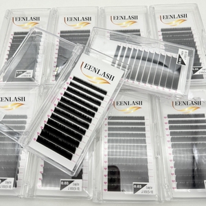 Leenlash chuyên nghiệp Hàn Quốc khối lượng lông mi mở rộng khay 18 dòng Fluffy Cashmere lông mi - Product Image 5