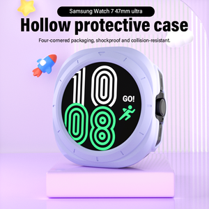Étui de protection pour <span class=keywords><strong>montre</strong></span> creuse à couverture complète pour <span class=keywords><strong>Samsung</strong></span> Galaxy Watch 7 47mm étui de protection ultra écran - Product Image 2