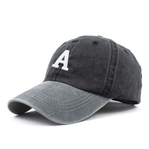 Fabricants OEM Casquette de baseball unisexe de haute qualité en denim lavé personnalisé non structurée à 6 panneaux à bord incurvé pour les sports d'extérieur - Product Image 2