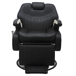 Salon mobilya berber koltuğu siyah Salon mobilya Styling kuaför erkek büyük ağır pompa ile hidrolik kesme sandalye - Product Image 1