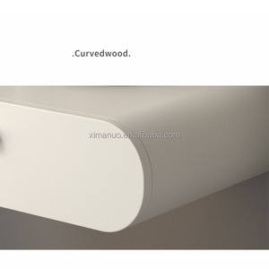 Pequeño espacio oculto, gabinete minimalista de madera, flotador de almacenamiento, mesita de noche colgante, gabinete de almacenamiento de lujo, mesita de noche con - Product Image 2