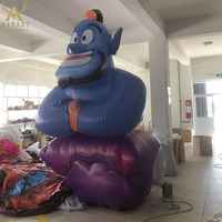 Welead — modèle de dessin animé gonflable, génération d'aladdin gonflable pour centres commerciaux, ballon de lampe aladdin pour divertissement
