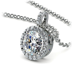 Collana con Ciondolo Rotondo Classico per Donne, Catena da Collo, Gioielli alla Moda - Product Image 1