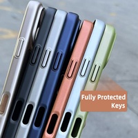 Étui de téléphone magnétique sans fil en verre nano mat de luxe Corning avec protection à 360° pour iPhone 17 Pro Max