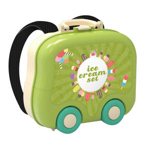 Venta caliente al por mayor de juguete mochila maleta diseño Doctor cocina juguete helado educación juego de simulación cocina accesorio juguete - Product Image 2