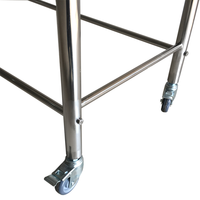 Chariot mortuaire Custom Sheet Metal Roundfin RD-801S pour morgue et funérailles