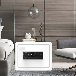 ミニ隠しラグジュアリーロックホテルボールトスモールオフィス耐火金庫マネーコンパートメント指紋シークレットセーフボックス - Product Image 4