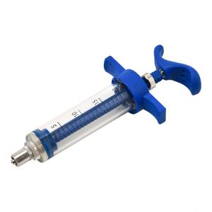 Jeringas de plástico para uso veterinario, jeringa continua ajustable de 20ml - Product Image 2