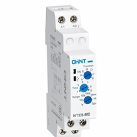 Relais temporisé CHINT NTE8-B 1s-10s sur rail DIN, temporisation réglable, 5A, tension AC230V, modes de temporisation multiples, certifié CE/CCC, LED