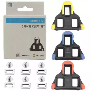 Calas para <span class=keywords><strong>Pedales</strong></span> de Bicicleta <span class=keywords><strong>Shimano</strong></span> SH10 SH11 SH12, Calas <span class=keywords><strong>SPD</strong></span> <span class=keywords><strong>SL</strong></span> para Bicicleta de Carretera, Calas para Zapatos de Ciclismo de 0/2/6 Grados, Piezas de Bicicleta - Product Image 1