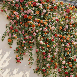 12 plantes artificielles suspendues pour le 4 juillet, 250e anniversaire, Jour <span class=keywords><strong>de</strong></span> l'Indépendance, arrangement floral pour le Jour commémoratif des Vétérans - Product Image 4