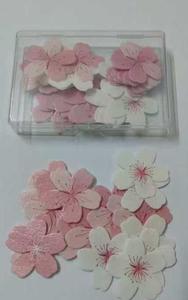 Vendita calda commestibile rosa Sakura a forma di fiore Wafer di carta fiori di ciliegio decorazioni <span class=keywords><strong>torta</strong></span> di <span class=keywords><strong>compleanno</strong></span> per la decorazione di nozze festa - Product Image 6