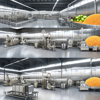 Ligne de production de beurre de cacahuète entièrement automatique continue, fabrication de houmous, de tahini, de pâte de graines de sésame, y compris le moulin à riz, neuf et d'occasion
