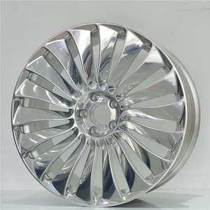 Venta caliente personalizada 18 19 20 21 22 24 pulgadas ruedas forjadas de radios múltiples aleación de aluminio cepillado 98mm/100mm PCD - Product Image 1