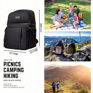 Sac isotherme de grande capacité pour le camping en plein air, les voyages, étanche, sac à dos isotherme pour pique-nique - Product Image 6
