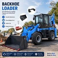 Backhoe Loader Multifungsi FULCORE dengan Mesin Serbaguna Rendah Kebisingan untuk Konstruksi Jalan