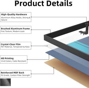 Marco de Fotos Acrílico 1:8 para Decoración de Sala de Estar o <span class=keywords><strong>Entrada</strong></span>, con Bloques de Construcción de Coche de Carreras con Luz, de Alta Definición - Product Image 5