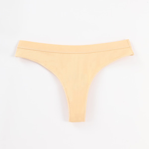 Culottes string sexy taille basse en coton pour femme 2024, confortables, sans coutures, antibactériennes, tricotées, sous-vêtements, offre ODM - Product Image 6