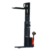 Transpalette Électrique Contrepoids EVERLIFT 1,2 Tonne 1,5 Tonne 1200kg 1500kg avec Plateforme de Conduite et Mât de 3m pour Entrepôt