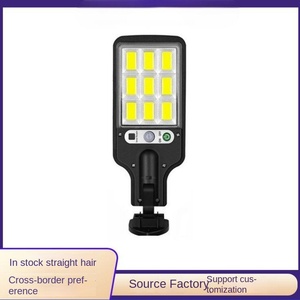 Luz de pared solar al aire libre Sensor de movimiento Todo en uno Farola solar Lámpara de jardín con control remoto - Product Image 3