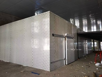Chambre froide logistique, grande chambre froide pour entrepôt, pour centre de distribution d'aliments surgelés
