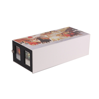 Boîte à cartes personnalisée en cuir PU pour cartes à collectionner, jeux de société et cartes de sport (baseball)