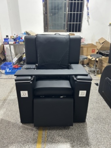 Fauteuil de réparation des pieds en cuir portable et personnalisable pour spa, avec dossier réglable, idéal pour les massages et les salons de manucure - Product Image 6