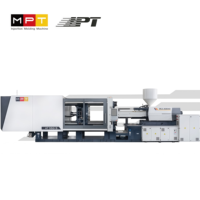 Machine de moulage par injection de produits plastiques horizontale automatique MPT avec matériaux PET