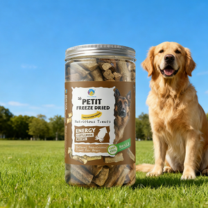 犬用おやつ スナック オーガニック 高タンパク質 肉 サーモン フリーズドライ ペットスナック 犬用 皮膚と被毛の健康 - Product Image 1