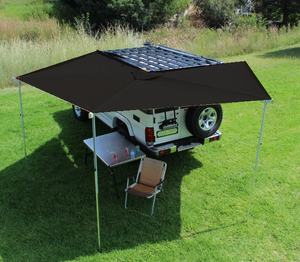 Tente de <span class=keywords><strong>camping</strong></span> latérale pour voiture <span class=keywords><strong>avec</strong></span> coque en aluminium, auvent pare-soleil 270 degrés, tissu polyester en forme d'éventail tout-terrain 3000 mm pour <span class=keywords><strong>camping</strong></span> en extérieur - Product Image 6