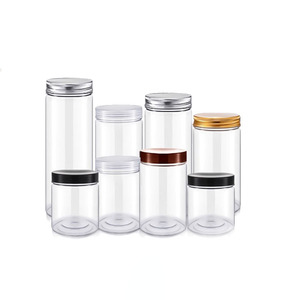 Lọ nhựa có nắp đậy nắp lọ kem lưu trữ 250ml cho bao bì thực phẩm kẹo nhỏ miệng rộng vật nuôi - Product Image 2