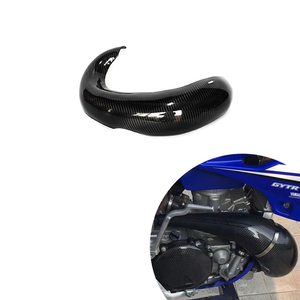 OTOM-Protection d'échappement à deux <span class=keywords><strong>temps</strong></span> en Fiber de carbone YZ250 pour moto <span class=keywords><strong>YAMAHA</strong></span> YZ <span class=keywords><strong>250</strong></span> - Product Image 1