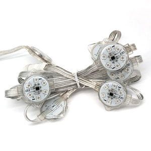 Lampu Pixel LED RGB 40mm Tahan Cuaca Bersertifikasi IP68 untuk Penerangan Dekoratif Garis Bangunan dan Jembatan Dalam dan Luar Ruangan - Product Image 4