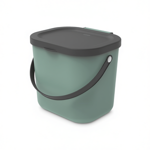 Rotho Waste Container Albula 10L With Lid And Handle For Kitchen Use - Product Image 2