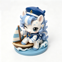 Figurine de collection personnalisable en PVC Sky Sailor Horse, boîte mystère 9 cm, jouet promotionnel, cadeau, collection d'objets d'art