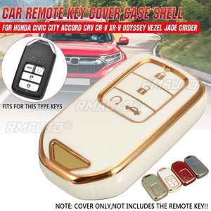 เคสกุญแจรีโมทรถยนต์ TPU ป้องกันรอยขีดข่วน สำหรับ Honda CRV CR-V Fit/Civic Accord HR-V HRV City/Odyssey XR-V - Product Image 1