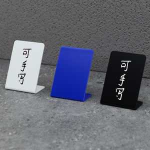 <span class=keywords><strong>Pizarra</strong></span> pequeña <span class=keywords><strong>de</strong></span> acrílico para promoción <span class=keywords><strong>de</strong></span> precios | Tarjeta <span class=keywords><strong>de</strong></span> mesa en forma <span class=keywords><strong>de</strong></span> L para exhibición pintada a mano | Lista <span class=keywords><strong>de</strong></span> precios <span class=keywords><strong>de</strong></span> publicidad <span class=keywords><strong>de</strong></span> restaurante - Product Image 1