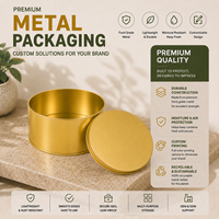 Boîte ronde en fer blanc hermétique de qualité alimentaire, personnalisable, pour biscuits, vente en gros, conteneur de stockage alimentaire pour boulangerie et coffret cadeau