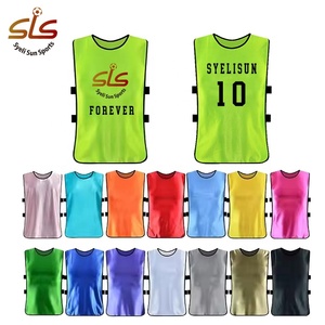 Maillots d'entraînement de football personnalisés à séchage rapide, numérotés et ajustables pour enfants et adultes - Product Image 2