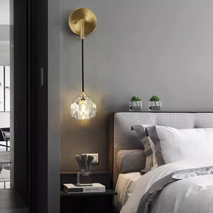 Applique <span class=keywords><strong>murale</strong></span> décorative en cuivre de luxe moderne VH lumière LED d'intérieur pour la maison et l'hôtel-Factory Outlet - Product Image 2