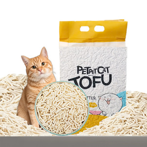 Litière pour chat en tofu personnalisée, à absorption rapide, hydrophile, en granulés, pour une absorption optimale de l'eau - Product Image 1