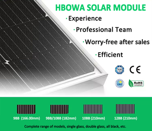 Panel Solar Monocristalino de 550W con Garantía Extendida, Placa Fotovoltaica para Bomba de Riego Solar y Sistema de Energía Híbrido - Product Image 4